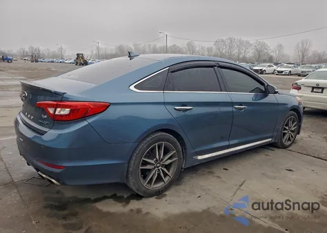 2015 Hyundai Sonata Sport из США, поврежденный, VIN 5NPE34AB9FH097232